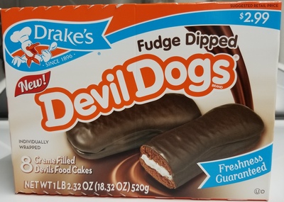 Fudge Dipped Devil Dogs